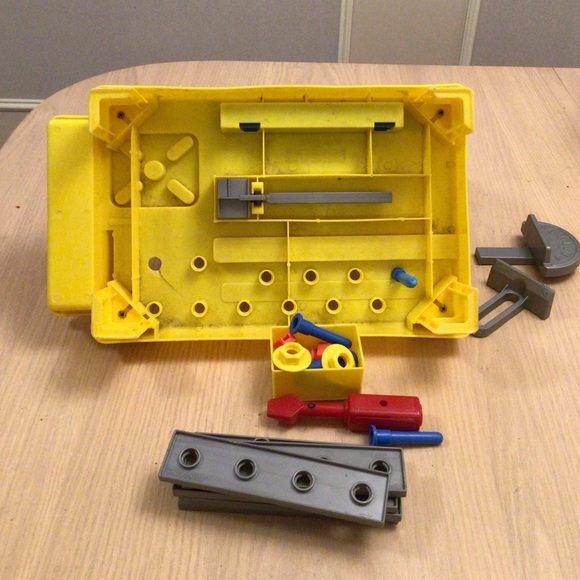 🛍2 for$30🛍Vintage tabletop toy bench and toolset - Picture 3 of 3